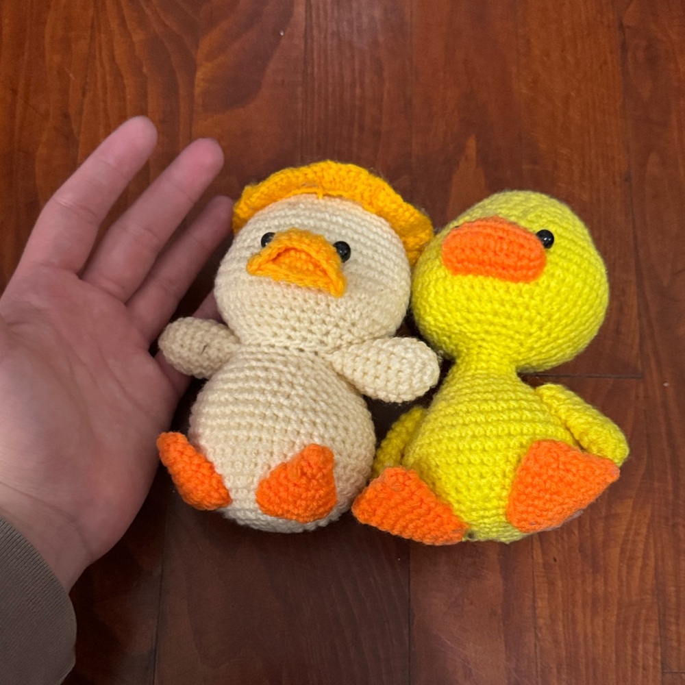 Crochet Duck Plush Toys set - Picture 2 of 9